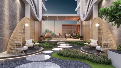 Balcony Image of 1336 Sq.ft 2 BHK Apartment / Flat for sale in Raghuvir Sheron, Vesu Surat for Rs. 6813000