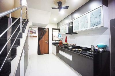Kitchen Image of 2970 Sq.ft 4 BHK Independent House for sale in Kudasan Gandhinagar for Rs. 35000000
