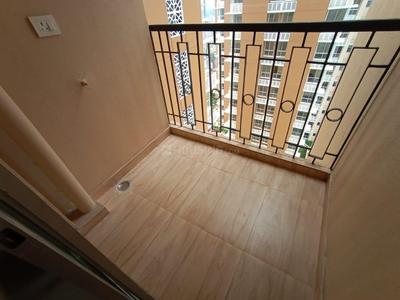 Balcony Image of 720 Sq.ft 3 BHK Apartment / Flat for rent in Alcove New Kolkata, Serampore Hooghly for Rs. 25000
