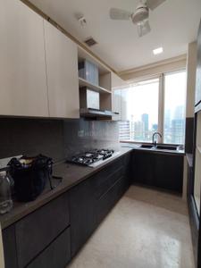 Kitchen Image of 1680 Sq.ft 3 BHK Apartment / Flat for rent in Indiabulls Blu, Worli Mumbai for Rs. 400000