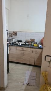 Kitchen Image of 450 Sq.ft 1 BHK Apartment / Flat for rent in Gaurs 14th Avenue, Noida Extension Greater Noida for Rs. 10000