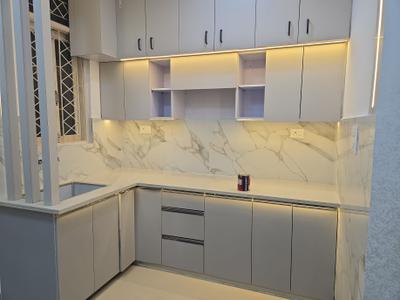 Kitchen Image of 650 Sq.ft 1 BHK Builder Floor for sale in Indirapuram Ghaziabad for Rs. 4000000