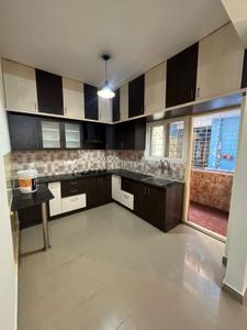 Kitchen Image of 1600 Sq.ft 2.5 BHK Builder Floor for rent in Murugeshpalya Bengaluru for Rs. 52000