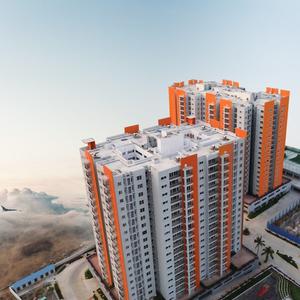 Image of 1285 Sq.ft 3 BHK Apartment / Flat for sale in Shriram 122 West, Mangadu, Chennai for Rs. 8600000