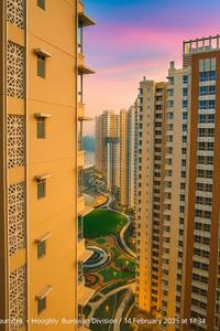 Balcony Image of 900 Sq.ft 2 BHK Apartment / Flat for rent in Alcove New Kolkata Sangam, Serampore Hooghly for Rs. 15000