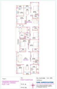 Image of 1120 Sq.ft 2 BHK Apartment / Flat for sale in Arjun SVF Park View, Ambattur, Chennai for Rs. 8127250