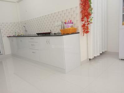 Kitchen Image of 1200 Sq.ft 3 BHK Apartment / Flat for sale in Trendz Whispering Woods, Deepanagar Mysore for Rs. 8200000