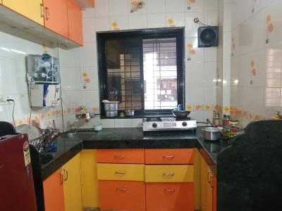 Kitchen Image of 450 Sq.ft 1 BHK Apartment / Flat for sale in Diva Thane for Rs. 1350000
