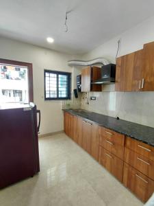 Kitchen Image of 540 Sq.ft 1 BHK Builder Floor for rent in Aman Elite, Mahalakshmi Nagar Indore for Rs. 18999
