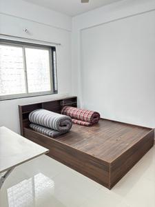 Bedroom Image of 750 Sq.ft 2 BHK Apartment / Flat for rent in SK Om Paradise A Wing, Vikas Nagar Pune for Rs. 25000
