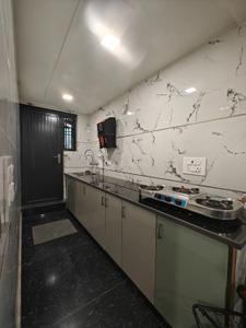 Kitchen Image of 750 Sq.ft 1 RK Builder Floor for rent in Shalimar Bagh New Delhi for Rs. 18000