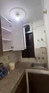 Kitchen Image of 495 Sq.ft 1 BHK Independent House for rent in Khirki Extension New Delhi for Rs. 18000