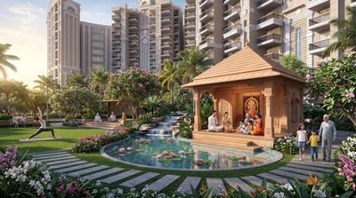 Image of 760 Sq.ft 1 BHK Apartment / Flat for sale in Om Shri Vrinda Orchids, Sunrakh Bangar, Vrindavan for Rs. 6080000