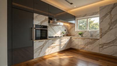 Kitchen Image of 1092 Sq.ft 2 BHK Apartment / Flat for sale in Pharande Puneville, Punawale Pune for Rs. 7800000