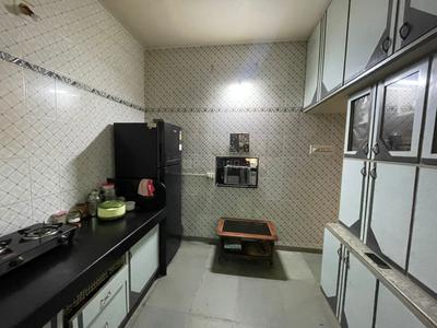 Kitchen Image of 1600 Sq.ft 3 BHK Independent House for rent in Ghatlodiya Ahmedabad for Rs. 25000