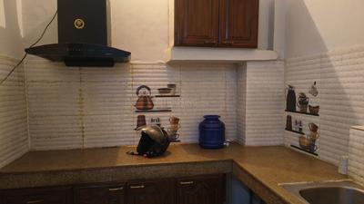 Kitchen Image of 340 Sq.ft 1 BHK Builder Floor for rent in Palam Vihar Gurgaon for Rs. 15000