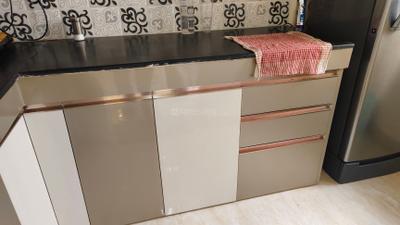Kitchen Image of 400 Sq.ft 1 BHK Apartment / Flat for rent in Alcove New Kolkata Sangam, Serampore Hooghly for Rs. 16000