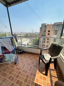 Balcony Image of 700 Sq.ft 1 BHK Apartment / Flat for rent in Kothrud Pune for Rs. 22000