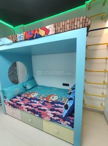 Bedroom Image of 1200 Sq.ft 2 BHK Apartment / Flat for rent in Mirchandani Shalimar Palms, Greater Brajeshwari Indore for Rs. 25000