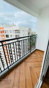 Balcony Image of 1005 Sq.ft 3 BHK Apartment / Flat for rent in Tayal K Town Kiwale, Vikas Nagar Pune for Rs. 32000