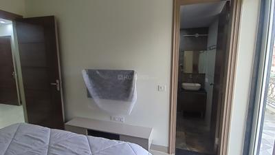 Bedroom Image of 1500 Sq.ft 1 BHK Builder Floor for rent in Sector 46 Gurgaon for Rs. 40000