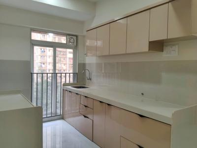 Kitchen Image of 600 Sq.ft 2 BHK Apartment / Flat for rent in Swastik Platinum, Vikhroli East Mumbai for Rs. 52000
