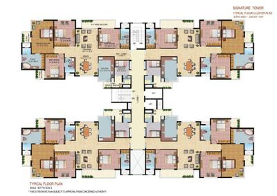 Image of 1165 Sq.ft 2 BHK Apartment / Flat for sale in Omaxe Heights, Sector 86, Faridabad for Rs. 9500000