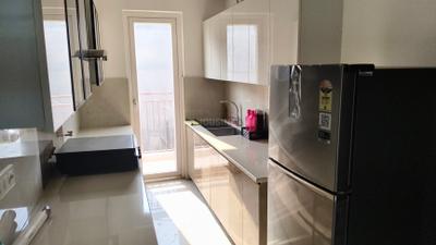 Kitchen Image of 1410 Sq.ft 3 BHK Builder Floor for sale in Manglam Riverdale Aerovista, Gmada Aerocity Mohali for Rs. 8800000