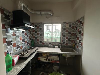 Kitchen Image of 480 Sq.ft 1 BHK Apartment / Flat for sale in Dum Dum Cantonment Kolkata for Rs. 1650000