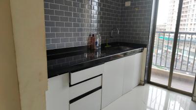 Kitchen Image of 580 Sq.ft 1 BHK Apartment / Flat for rent in Raunak City, Kalyan West Kalyan for Rs. 14500