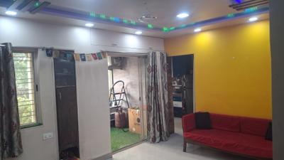 Living Room Image of 670 Sq.ft 1 BHK Apartment / Flat for rent in Sai Laxmi Galaxy, Kalas Pune for Rs. 22000