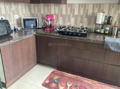 Kitchen Image of 1376 Sq.ft 2 BHK Apartment / Flat for rent in Prestige West Woods, Binnipete Bengaluru for Rs. 75000