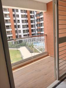 Balcony Image of 1200 Sq.ft 3 BHK Apartment / Flat for rent in Kohinoor Sapphire III, Tathawade Pune for Rs. 32000