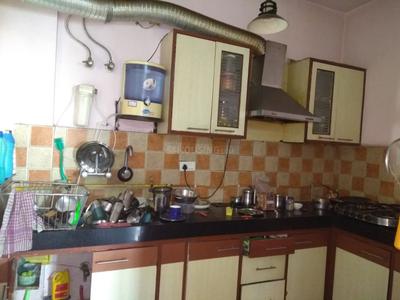 Kitchen Image of 1500 Sq.ft 3 BHK Apartment / Flat for sale in Ramprastha Pearl Heights, Vaishali Ghaziabad for Rs. 19500000