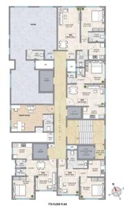Image of 630 Sq.ft 1 BHK Apartment / Flat for sale in Rudra Galaxy Aura, Ghatkopar East, Mumbai for Rs. 21400000
