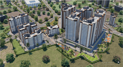 Image of 950 Sq.ft 2 BHK Apartment / Flat for sale in Prithvi Anand Kuber Complex Phase 2, Palghar, Mumbai for Rs. 3537800