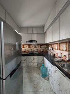 Kitchen Image of 1350 Sq.ft 2.5 BHK Apartment / Flat for rent in Azad Apartments, Kalu Sarai New Delhi for Rs. 75000