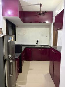Kitchen Image of 1000 Sq.ft 2 BHK Apartment / Flat for rent in Panama Silver Stone Apartments, Handewadi Pune for Rs. 23000