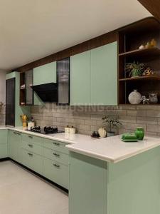 Kitchen Image of 1300 Sq.ft 3 BHK Apartment / Flat for sale in Treesourus, Malad West Mumbai for Rs. 32500000