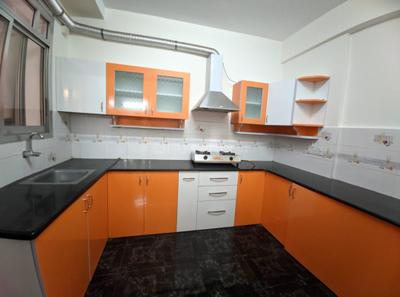 Kitchen Image of 1800 Sq.ft 3 BHK Apartment / Flat for rent in Kodihalli Bengaluru for Rs. 120000