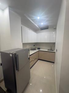 Kitchen Image of 400 Sq.ft 1 BHK Builder Floor for rent in Sector 46 Gurgaon for Rs. 32000
