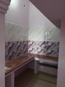 Kitchen Image of 600 Sq.ft 2 BHK Builder Floor for rent in Tiruvottiyur Chennai for Rs. 15500
