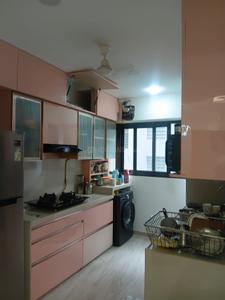Kitchen Image of 1200 Sq.ft 3 BHK Apartment / Flat for rent in Shagun Park View Residency, Dadar West Mumbai for Rs. 205000