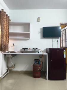Kitchen Image of 400 Sq.ft 1 RK Apartment / Flat for rent in BTM Layout Bengaluru for Rs. 13500