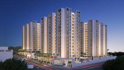 Image of 840 Sq.ft 2 BHK Apartment / Flat for sale in Charms Global City Type B2 Eiffel, Ambernath East, Ambernath for Rs. 4400000