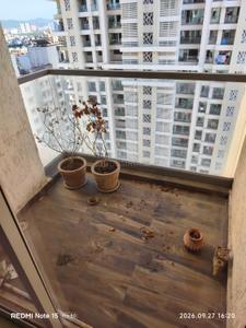 Balcony Image of 1100 Sq.ft 2 BHK Apartment / Flat for rent in Deep Homes And Constructions Mumbai Auralis The Twins, Thane West Thane for Rs. 55000