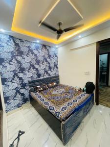 Bedroom Image of 680 Sq.ft 2 BHK Builder Floor for rent in Uttam Nagar New Delhi for Rs. 15000