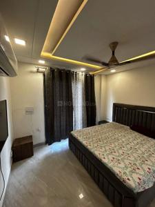 Bedroom Image of 600 Sq.ft 1 BHK Builder Floor for rent in Unitech Vista Villas, Sector 46 Gurgaon for Rs. 36000