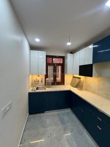 Kitchen Image of 900 Sq.ft 3 BHK Builder Floor for rent in Sector 24 Rohini New Delhi for Rs. 21000