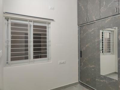 Bedroom Image of 950 Sq.ft 2 BHK Builder Floor for rent in GB Palya Bengaluru for Rs. 24000